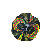 Load image into Gallery viewer, Satin Lined, African/Ankara Hair Bonnet (assorted colors)