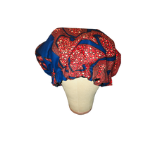 Load image into Gallery viewer, Satin Lined, African/Ankara Hair Bonnet (assorted colors)