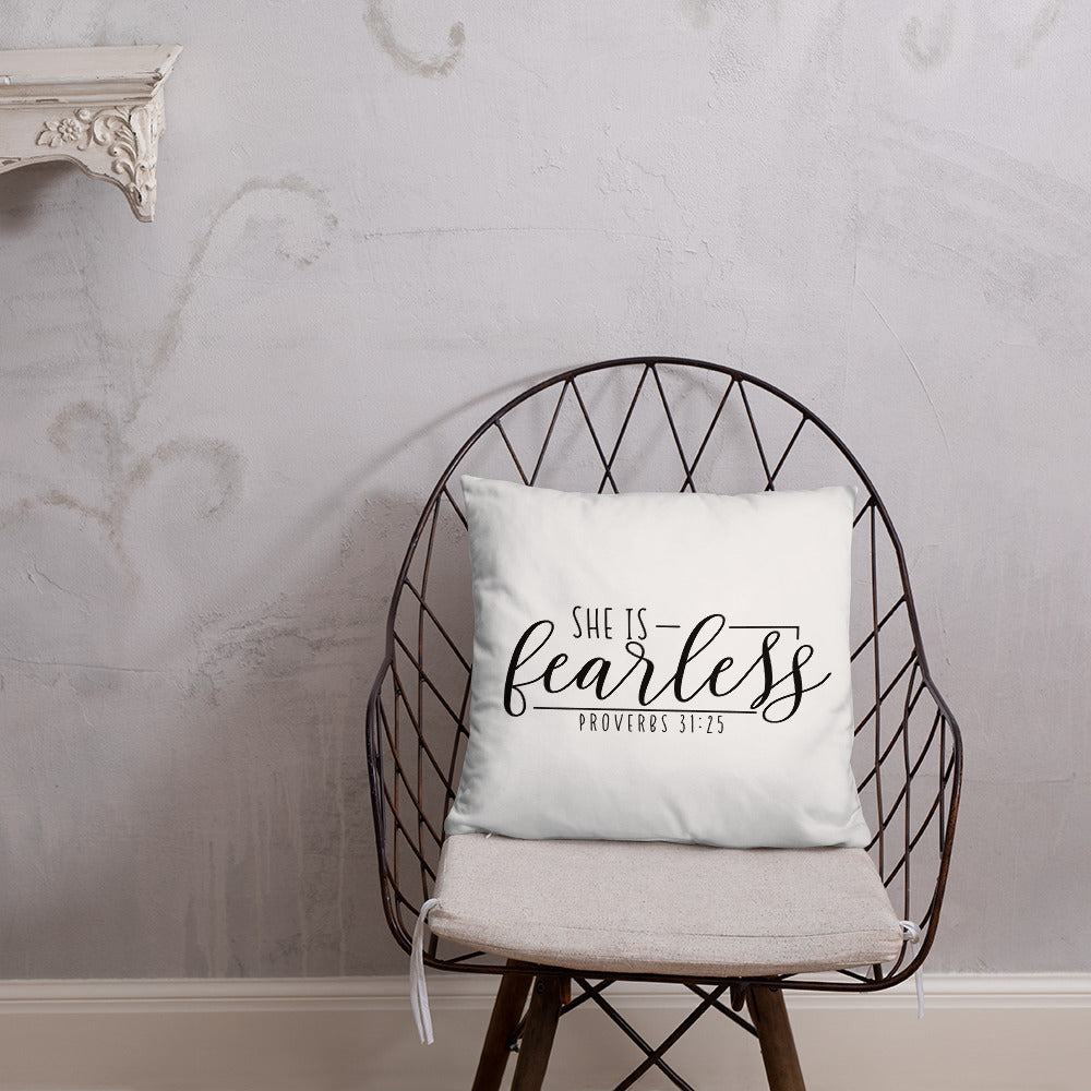 She is Fearless Pillow