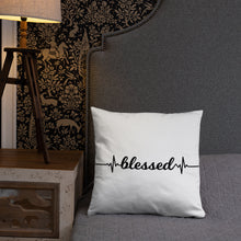 Load image into Gallery viewer, Blessings Make My Heart Beat Pillow
