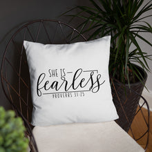 Load image into Gallery viewer, She is Fearless Pillow

