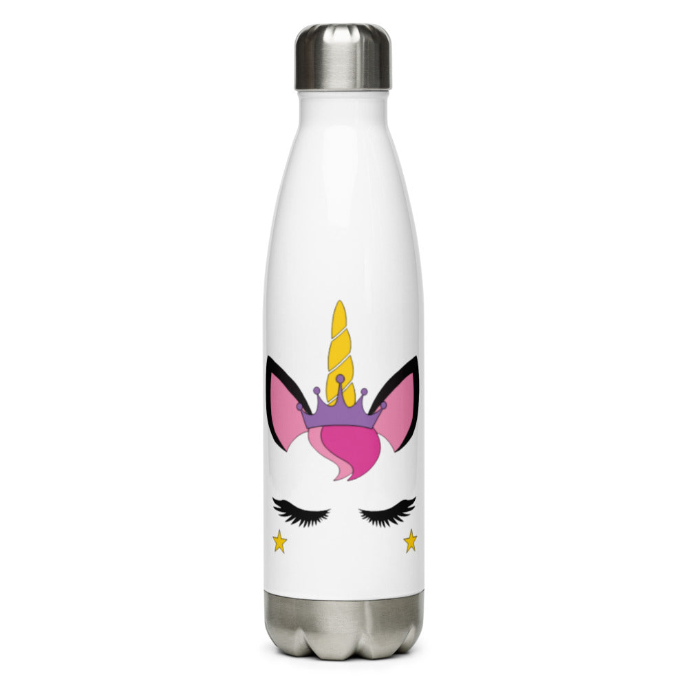 Unicorn Wêreld vlekvrye staal water bottel